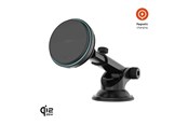 Mobile - Adapters & Chargers - FIXED MagCool2 25W Windshield Car Mount Charger with Cooling - Black - FIXMCO2-XL-BK