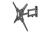 Väggfäste, AV-Möbel - Deltaco Office ARM-0255 mounting kit - full-motion - for LCD display - tilt swivel 30 kg - black - Max 30 kg - recommended for 55" - ARM-0255-B