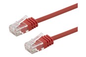 Nätverkskabel - Deltaco patch cable - 1 m - red - Röd - TP-61R-SLIM