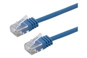 Nätverkskabel - Deltaco patch cable - 10 m - blue - Blå - TP-610B-SLIM
