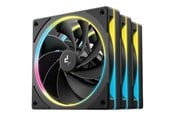 Chassi fläkt - DeepCool FL12R SE 3IN1 - Chassi fläkt - 120mm - Svart - R-FL12RSE-BKAPN3-G