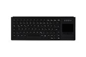 Tangentbord - Cherry Contour Active Key Industrial AK-4400-GU - keyboard - low profile compact - with trackpad - QWERTY - Pan Nordic - black Input Device - Tangentbord - Nordisk - Svart - AK-4400-GU-B/NOR