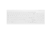 Tangentbord - Contour Active Key QuickClean AK-C7012F - keyboard - medical hygienic design fully sealed compact - QWERTY - Pan Nordic - white Input Device - Tangentbord - Nordisk - Vit - AK-C7012F-FUS-W/NOR