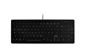 Tangentbord - Contour Active Key QuickClean AK-CB7012F - keyboard - medical hygienic design removable cover compact - QWERTY - Pan Nordic - black Input Device - Tangentbord - Nordisk - Svart - AK-CB7012F-U1-B/NOR