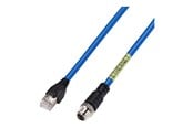 Nätverkskabel - Hanwha Vision network cable - TAA Compliant - 5 m - blue - Blå - SPP-C08050E