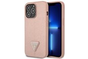 Mobile - Covers & Cases - GUESS GUHCP14XPSATLP iPhone 14 Pro Max 6.7 "pink / pink hardcase SaffianoTriangle Logo - 3666339065515