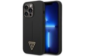 Mobile - Covers & Cases - GUESS GUHCP14XSLTGK iPhone 14 Pro Max 6.7" black/black hardcase Silicone Triangle - 3666339065874
