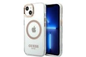 Mobile - Covers & Cases - GUESS GUHMP13MHTRMD iPhone 13 6.1 "gold / gold hard case Metal Outline Magsafe - 3666339057145