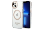 Mobile - Covers & Cases - GUESS GUHMP14MHTRMD iPhone 14 Plus 6.7 "gold / gold hard case Metal Outline Magsafe - 3666339069711