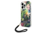 Mobile - Covers & Cases - GUESS GUOHCP14LHFLSB iPhone 14 Pro 6.1 "blue / blue hardcase Flower Strap - 3666339093976