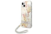 Mobile - Covers & Cases - GUESS GUOHCP14MHFLSU iPhone 14 Plus 6.7 "purple / purple hardcase Flower Strap - 3666339093921
