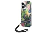 Mobile - Covers & Cases - GUESS GUOHCP14XHFLSB iPhone 14 Pro Max 6.7 "blue / blue hardcase Flower Strap - 3666339093983
