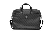 Väskor - GUESS Saffiano 4G Triangle Logo bag for a 16'' laptop - black - 3666339051099