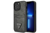 Mobile - Covers & Cases - GUESS GUHCP13LP4TPK iPhone 13 Pro / 13 6.1" black/black hardcase 4G Triangle Logo Cardslot - 3666339048181
