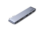 Dockning - UGREEN 60559 Docking station for MacBook Pro & Air - 2x USB-C / 3x USB-A + HDMI - Grey - 60559