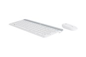 Tangentbord - Logitech Slim Wireless Combo MK470 - Tastatur & Mus set - Spanska - Vit - 920-009199