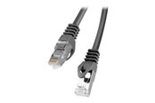 Nätverkskabel - Lanberg patch cable - 20 m - black RAL 9004 - Svart - PCF6-10CC-2000-BK