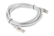 Nätverkskabel - Lanberg patch cable - 25 cm - grey RAL 7035 - Grå - PCF5-10CC-0025-S