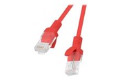 Nätverkskabel - Lanberg patch cable - 3 m - red RAL 3017 - Röd - PCU5-10CC-0300-R
