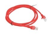 Nätverkskabel - Lanberg patch cable - 1.5 m - red RAL 3017 - Röd - PCU5-10CC-0150-R