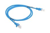 Nätverkskabel - Lanberg patch cable - 1 m - blue RAL 5012 - Blå - PCU6-10CC-0100-B