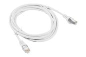 Nätverkskabel - Lanberg patch cable - 2 m - white RAL 9010 - Vit - PCF6-10CC-0200-W