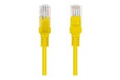 Nätverkskabel - Lanberg patch cable - 10 m - yellow RAL 1028 - Gul - PCU6-10CC-1000-Y
