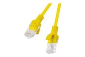 Nätverkskabel - Lanberg patch cable - 2 m - yellow RAL 1016 - Gul - PCU6-10CC-0200-Y