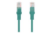 Nätverkskabel - Lanberg patch cable - 50 cm - green RAL 6024 - Grön - PCU6-10CC-0050-G