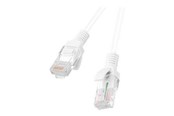 Nätverkskabel - Lanberg patch cable - 2 m - white RAL 9010 - Vit - PCU6-10CC-0200-W