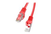 Nätverkskabel - Lanberg patch cable - 1 m - red RAL 3017 - Röd - PCF6-10CC-0100-R