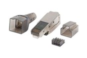 Nätverkskabel - Lanberg network connector - silver - Silver - PLSA-6000TL