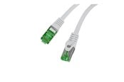 Nätverkskabel - Lanberg PCF7-10CU - patch cable - 25 cm - grey - Grå - PCF7-10CU-0025-S