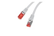 Nätverkskabel - Lanberg patch cable - 25 cm - grey - Grå - PCF6-10CU-0025-S
