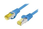 Nätverkskabel - Lanberg patch cable - 50 cm - blue RAL 5012 - Blå - PCF6A-10CU-0050-B