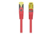 Nätverkskabel - Lanberg patch cable - 2 m - red RAL 3017 - Röd - PCF6A-10CU-0200-R