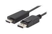 Displaykabel - Lanberg adapter cable - DisplayPort / HDMI - 5 m - CA-DPHD-11CC-0050-BK