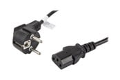 Strömkabel (intern) - Lanberg - power cable - power CEE 7/7 to power IEC 60320 C13 - 1.8 m - CA-C13C-15CC-0018-BK