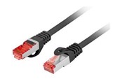 Nätverkskabel - Lanberg patch cable - 15 m - black - Svart - PCF6-10CU-1500-BK