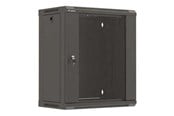 Rack chassis - Lanberg WF03 Series - cabinet - 540 x 350 flat pack with glass door - 12U - WF03-5312-10B