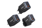 Mobile - Adapters & Chargers - Unitek Zeno power adapter - 2 x USB-C USB - 65 watt - P1130ABK01-EU
