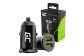 Mobile - Adapters & Chargers - Green Cell PowerRide Nano36 car power adapter - 2 x USB - 36 watt - CADM-GC-36AA