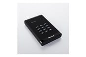 Hårddisk - extern - iStorage diskAshur³ - hard drive - 4 TB - USB 3.2 Gen 1 - TAA Compliant - Extern Hårddisk - 4TB - Svart - IS-DA3-256-4000-B