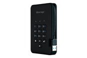 Hårddisk - extern - iStorage diskAshur² - hard drive - 1 TB - USB 3.1 Gen 1 - TAA Compliant - Extern Hårddisk - 1TB - Svart - IS-DA2-256-1000-B