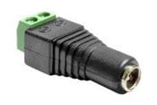 Strömkabel (intern) - DeLOCK - power adapter - 2 pin terminal block to DC jack 5.5 x 2.5 mm - 65485