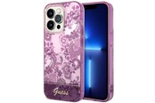 Mobile - Covers & Cases - GUESS Porcelain Collection case for iPhone 14 Pro Max - fuchsia - 3666339064396