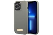 Mobile - Covers & Cases - GUESS GUHMP13LSPLG iPhone 13 Pro / 13 6.1" grey/grey hard case Silicone Logo Plate MagSafe - 3666339056919