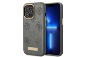 Mobile - Covers & Cases - GUESS GUHMP13XSAPSTG iPhone 13 Pro Max 6.7" grey/grey hardcase Peony Logo Plate MagSafe - 3666339056803