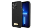 Mobile - Covers & Cases - GUESS GUHMP13XSPLK iPhone 13 Pro Max 6.7" black/black hard case Silicone Logo Plate MagSafe - 3666339056841