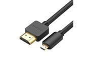 Displaykabel - UGREEN 30102 HDMI to micro HDMI Cable (HDMI V2.0 / 4K 60Hz / 30AWG) - 1.5m - Black - 30102